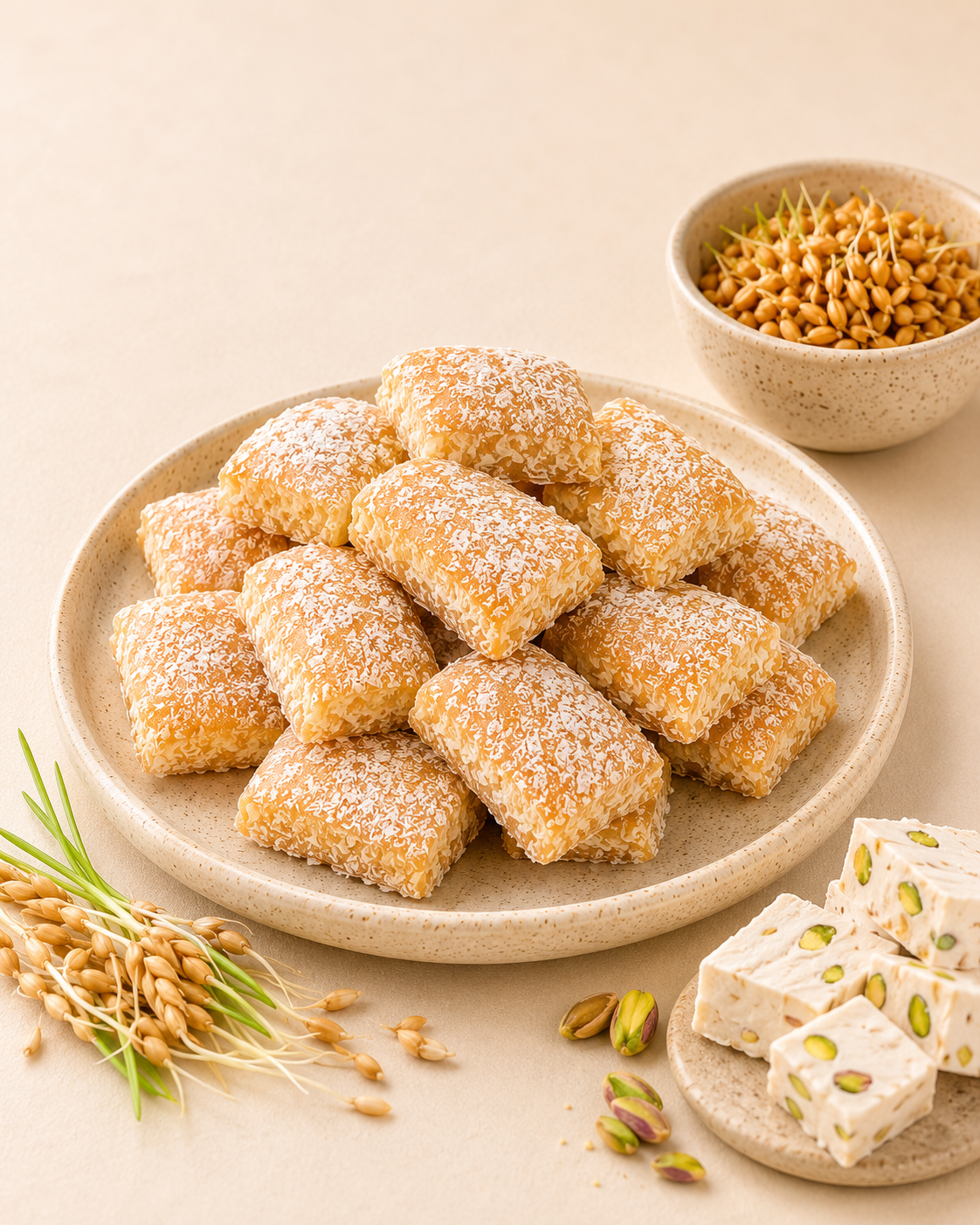 سوهان گزی جوانه گندم